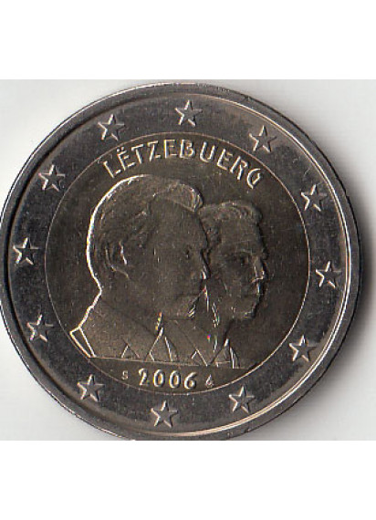 2006 - 2 Euro LUSSEMBURGO 25º compleanno dell'erede al trono Guglielmo Fdc